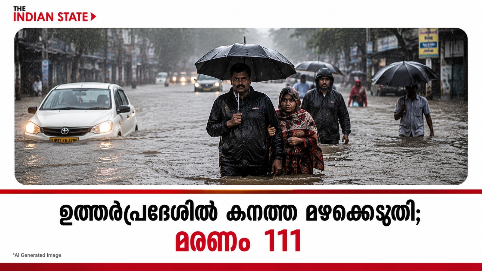 ഉത്തര്പ്രദേശില് കനത്ത മഴക്കെടുതി; മരണം 111